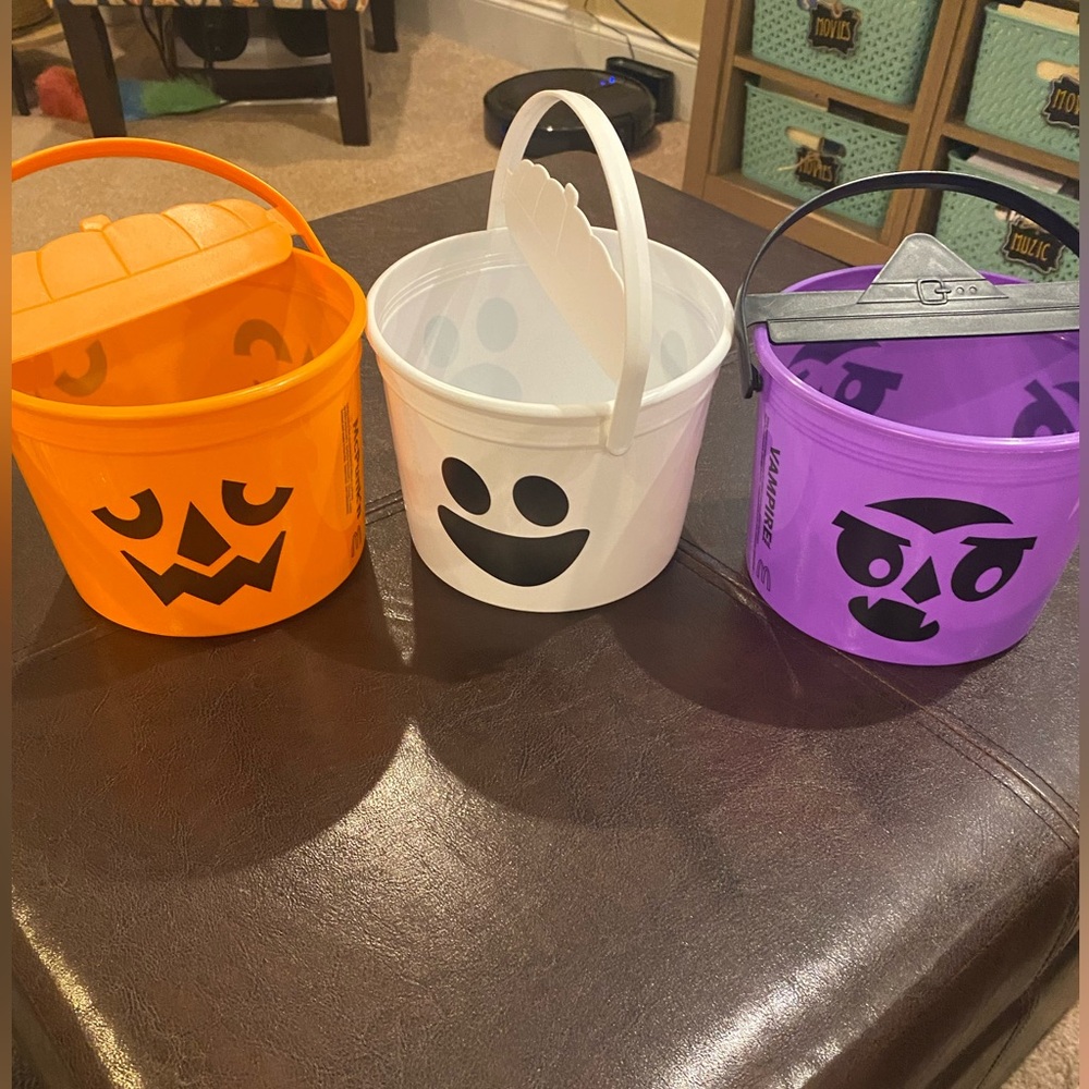 McDonalds Halloween Pails, McPunkin, McBoo & Vampire